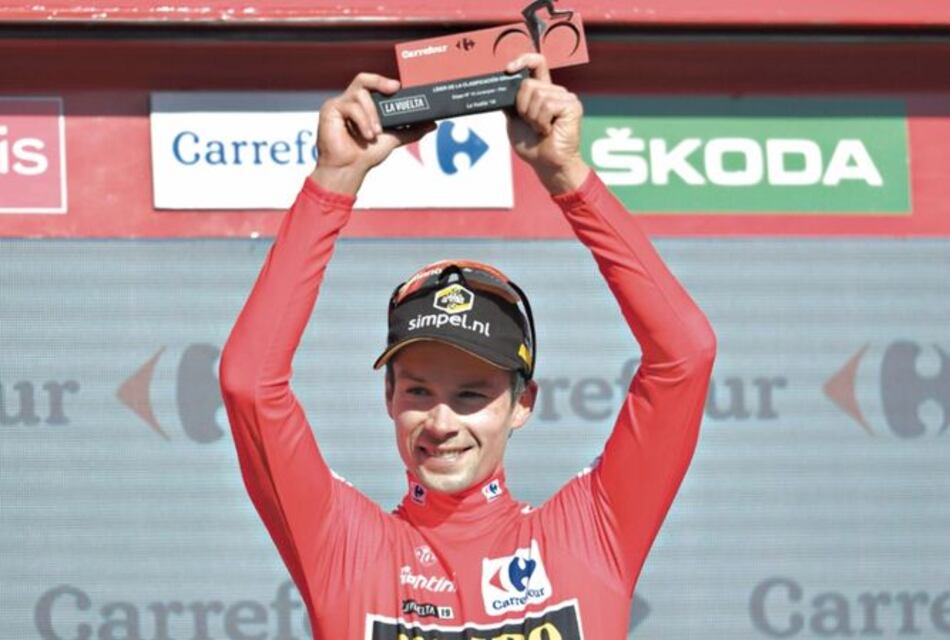 Esloveno Roglic dio cátedra en la crono y es el nuevo líder