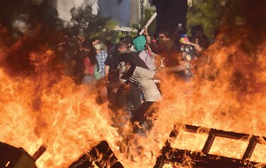 Ataque a subestación marca nueva   jornada violenta en Chile  