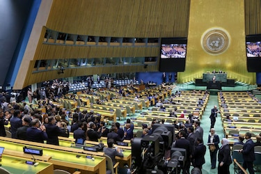 Numerosas delegaciones se retiran de la Asamblea de la ONU a modo de protesta al hablar Netanyahu