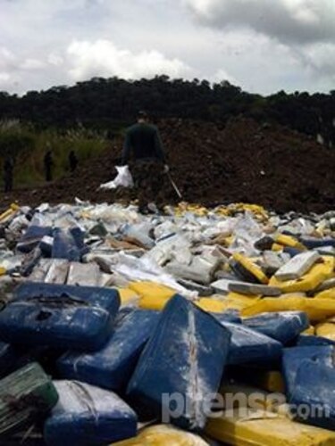 Queman 6 mil 938 kilos de droga en Cerro Patacón