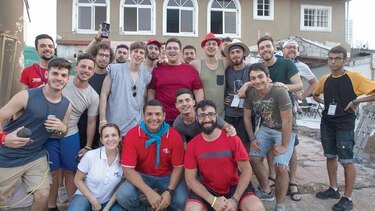La tarea de brindar posada a 60 peregrinos de la JMJ 2019