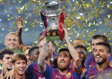 Barcelona se alzó con la Supercopa española al derrotar al Sevilla