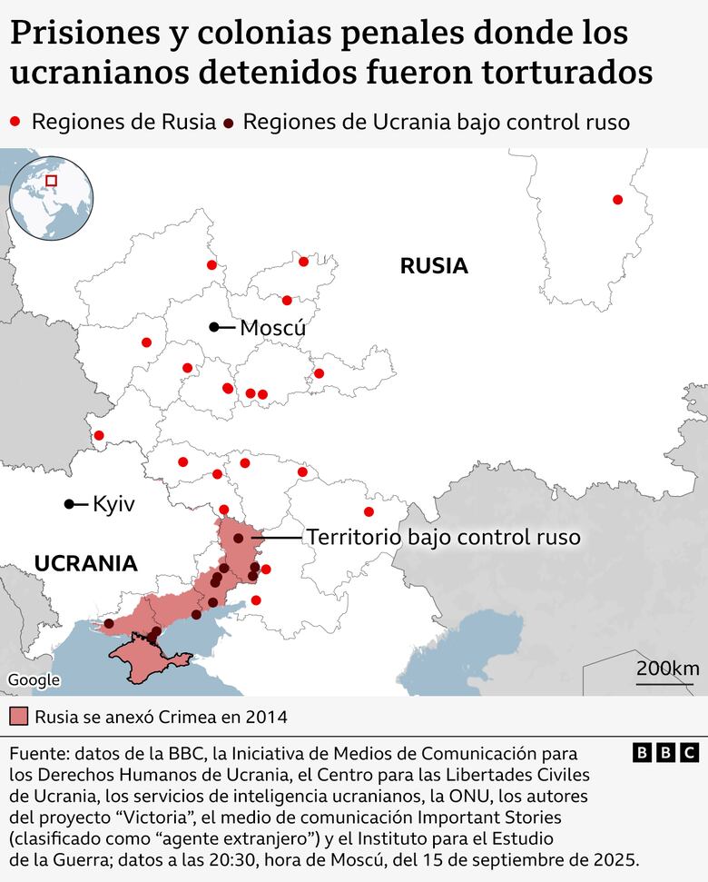 ‘Es un lugar donde te matan lentamente’: la BBC investiga el trato a los presos ucranianos en una infame cárcel rusa