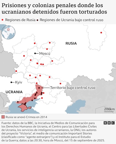 ‘Es un lugar donde te matan lentamente’: la BBC investiga el trato a los presos ucranianos en una infame cárcel rusa