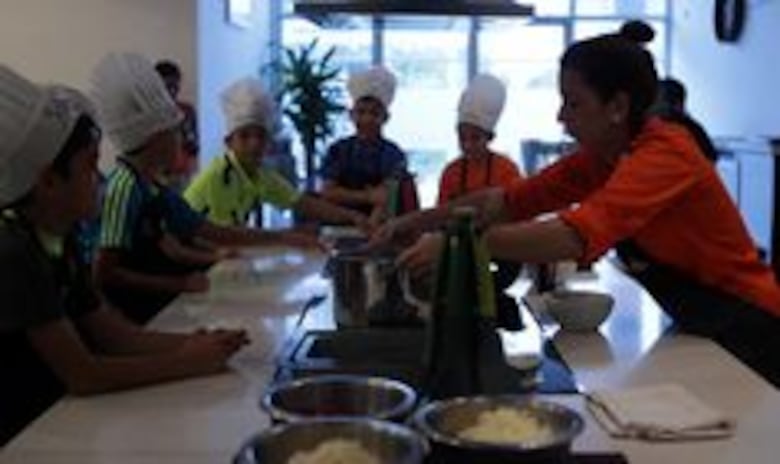 Beneficios de los niños en la cocina