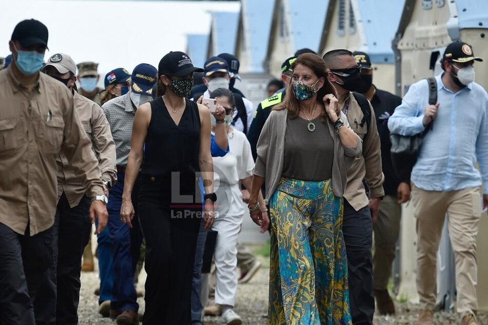 Panamá y Colombia buscan establecer una ruta humanitaria para movilizar a los migrantes