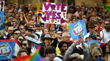 Miles de personas se manifiestan en Australia a favor del matrimonio homosexual