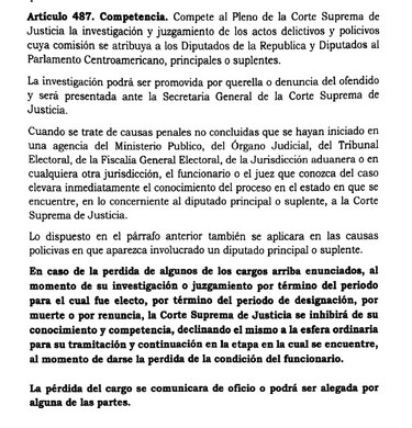 Proponen reformas sobre competencias para juzgar a presidente, diputados y magistrados