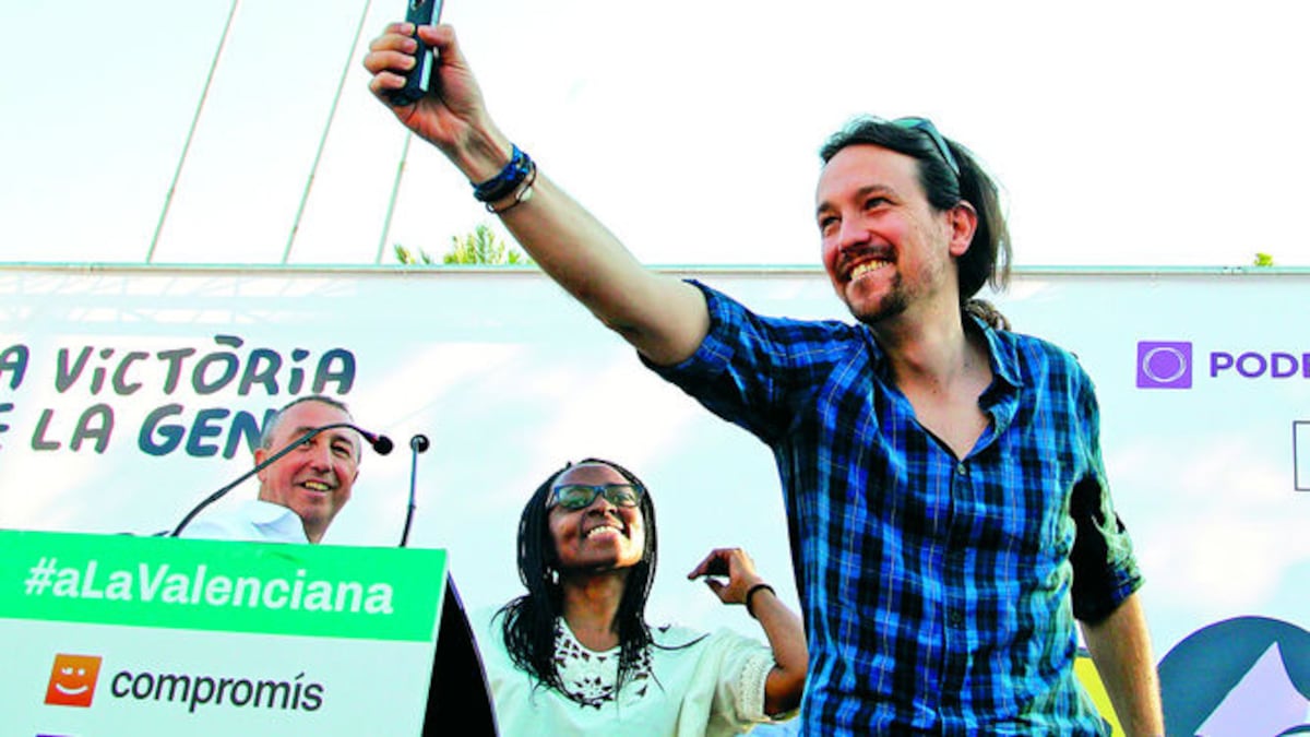 En un documento utilizado como evidencia contra Podemos, se nombra al líder de la formación, Pablo Iglesias (Izq.) y al exministro de Finanzas venezolano, Rafael Isea (Der.)