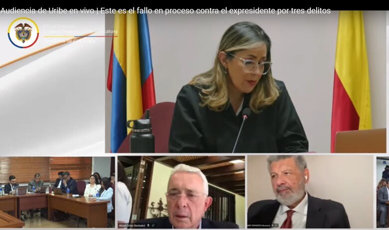 La jueza acredita que expresidente Álvaro Uribe es responsable del delito de soborno