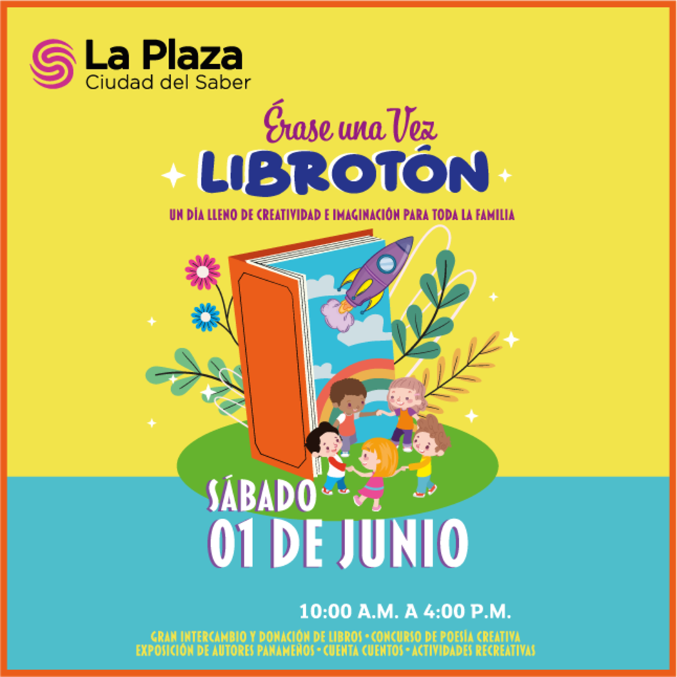Librotón: un día de lectura y creatividad en La Plaza de Ciudad del Saber