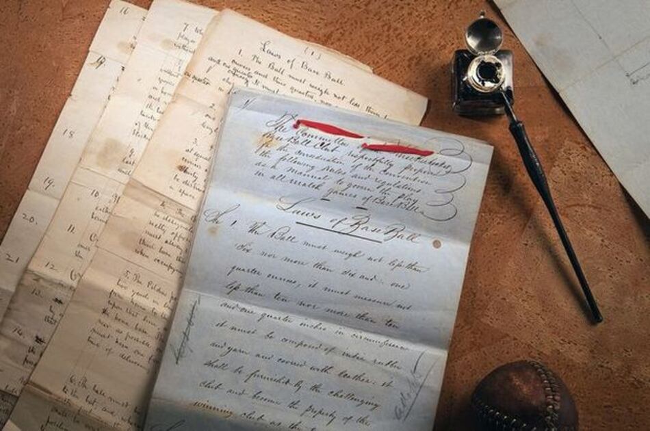 Subastan documentos de Leyes del Béisbol en 3 millones de dólares