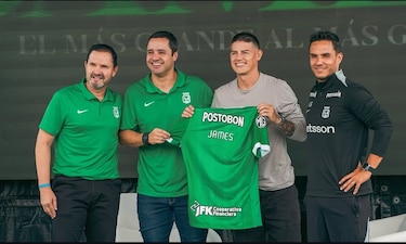 James llega a Atlético Nacional seducido por su grandeza