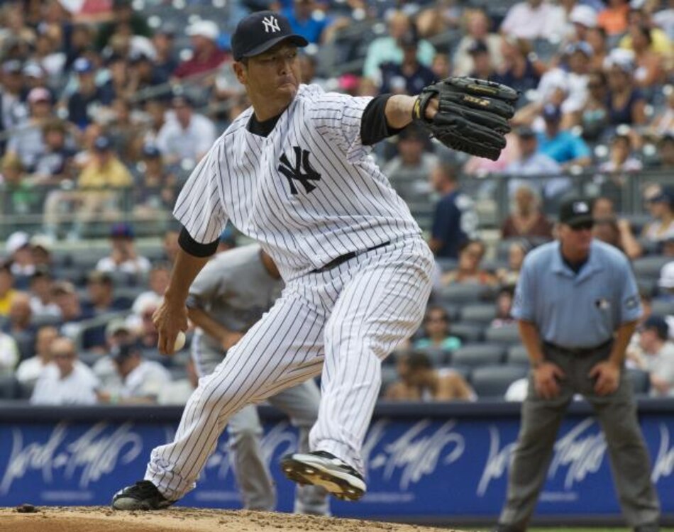 Kuroda blanqueó a los Azulejos en partido reducido a siete episodios