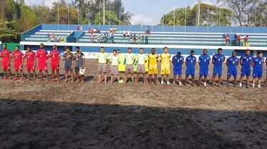 Panamá golea a Belice en fútbol playa