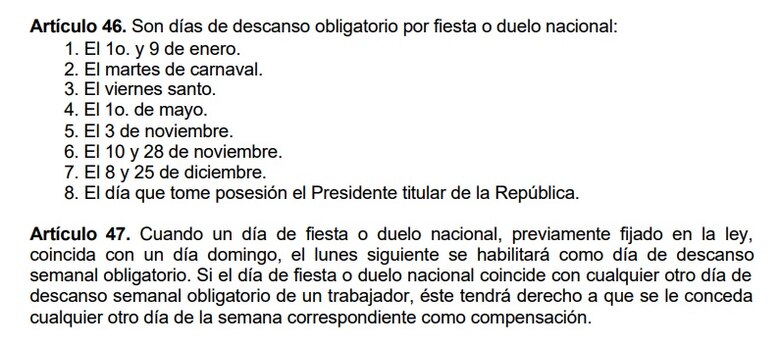 No habrá día puente por el 1 de mayo: Álvaro Alemán