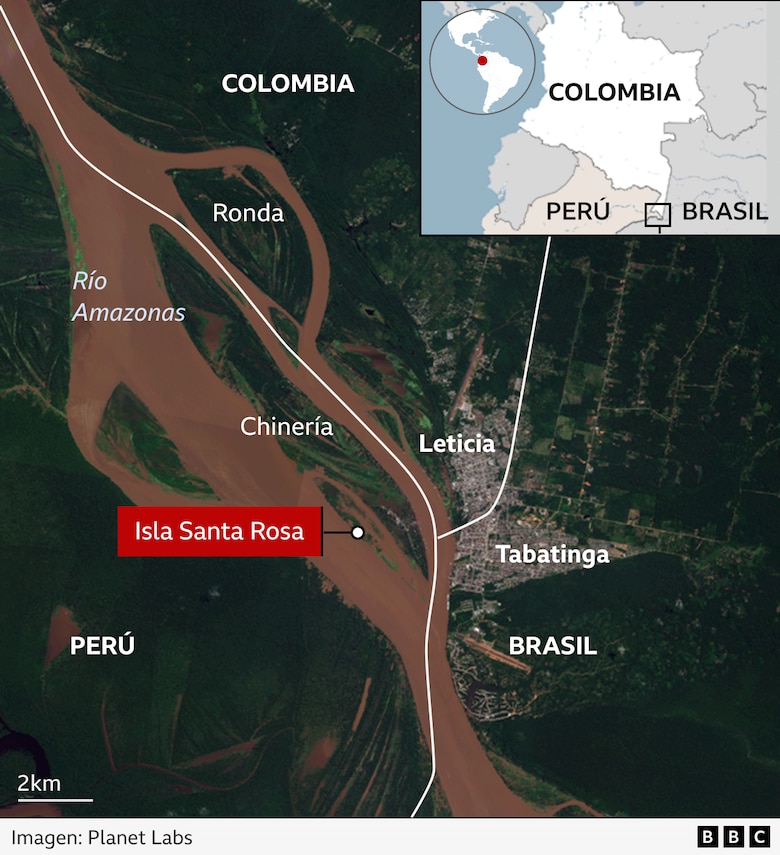 Dina Boluarte visita Santa Rosa en medio de la disputa entre Perú y Colombia por el territorio del Amazonas