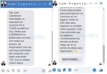 Usan Facebook Live de famosos para estafas