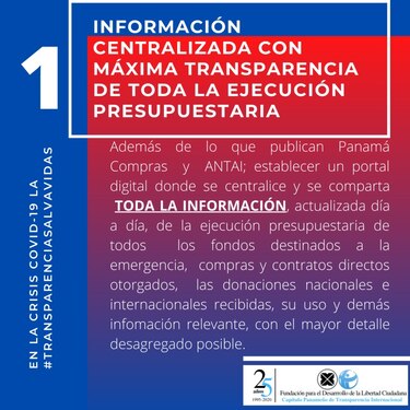 Libertad Ciudadana plantea recomendaciones para uso transparente de los fondos durante la emergencia por el Covid-19