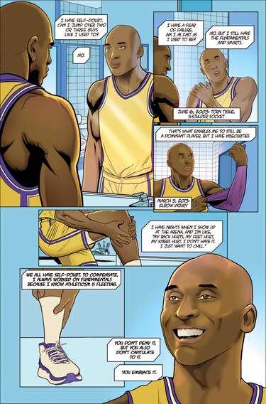 La vida de la leyenda del baloncesto Kobe Bryant quedará plasmada en un cómic