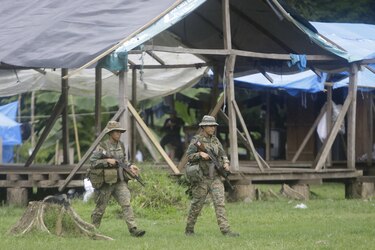 Esperan orden del Ministerio Público para destruir y desalojar el campamento clandestino de migrantes en Darién
