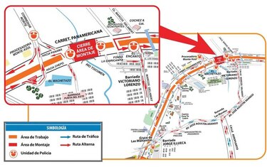 Anuncian cierre nocturno de la carretera Panamericana este viernes y sábado
