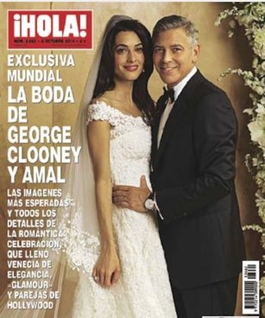 ‘¡Hola!’ publicará en exclusiva las fotos de la boda de George Clooney