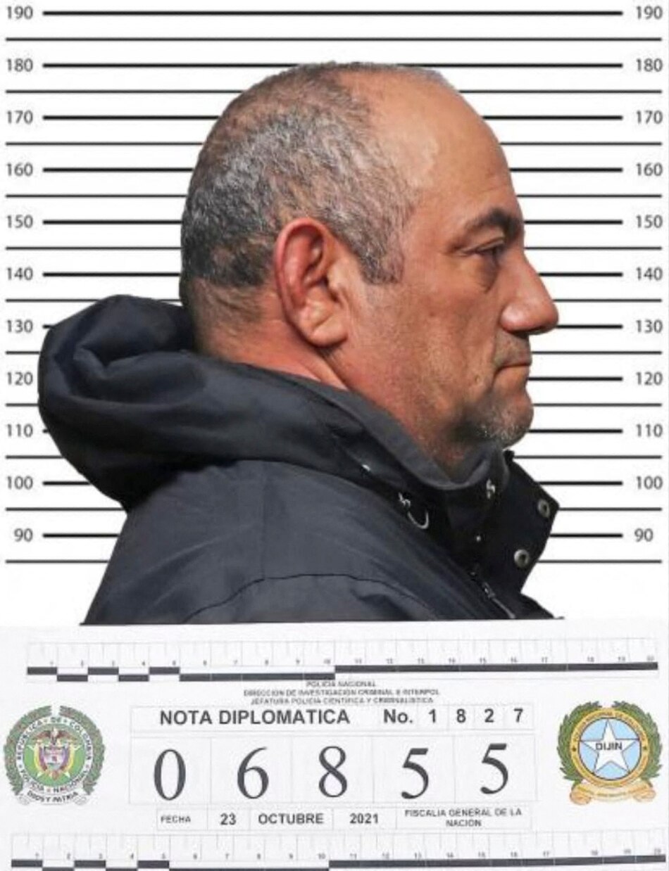 Clan colombiano del capturado Otoniel, aliado de cinco mafias en el mundo