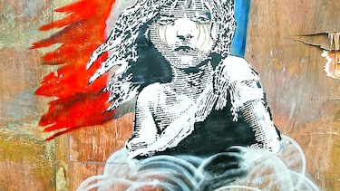 Banksy critica a Francia por crisis de migrantes