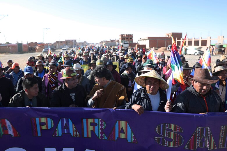 Evo Morales encabeza cuarto día de movilización y dice que no se reunirá con Gobierno Arce
