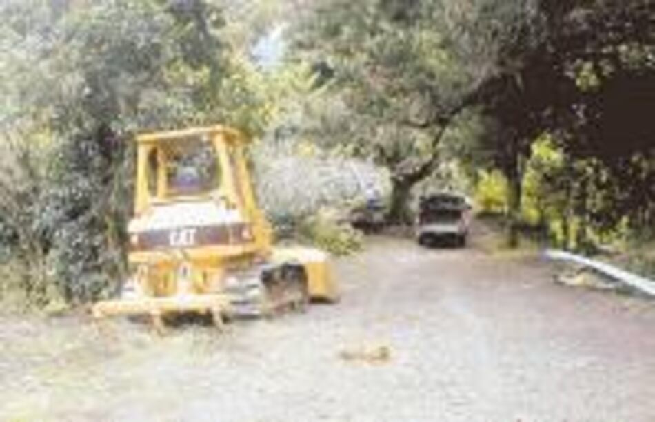 Trasladan máquina de CUSA a sendero ecológico