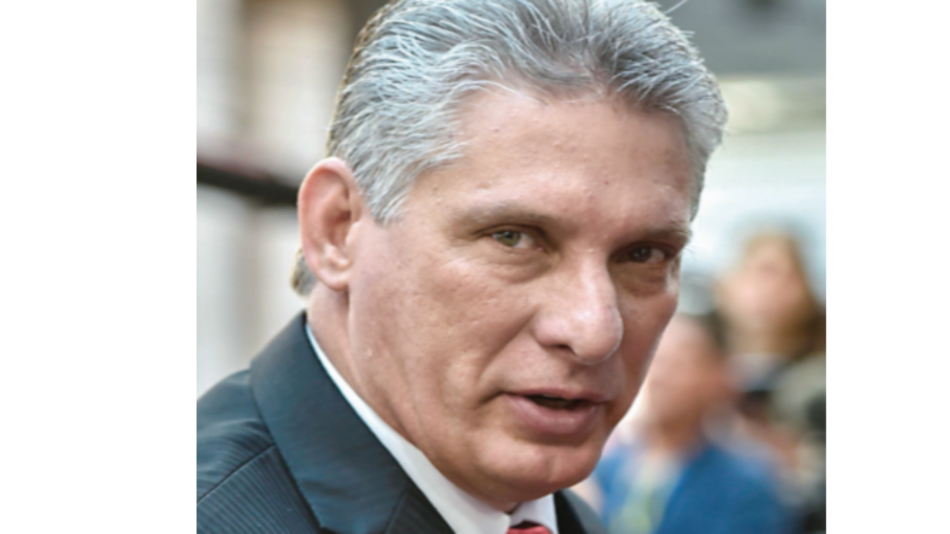 Presidente cubano condena sanciones de EU