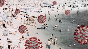 Playa, brisa y pandemia
