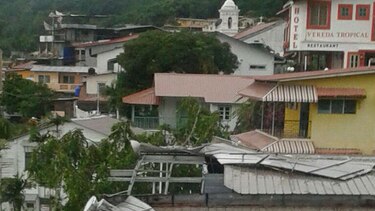 Taboga: Fuertes vientos provocan daños en varias viviendas