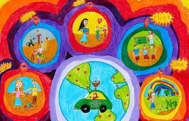 Veragüense dibuja el auto de sus sueños y gana certamen mundial