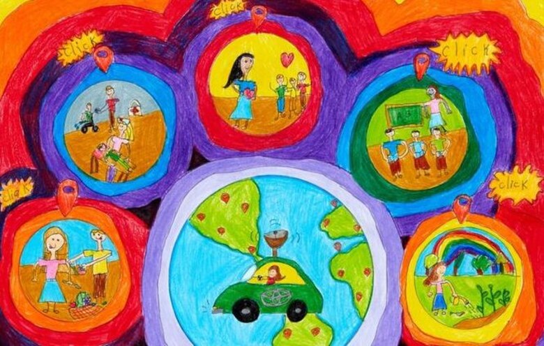 Veragüense dibuja el auto de sus sueños y gana certamen mundial