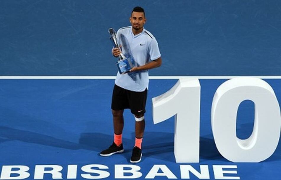 Australiano Nick Kyrgios gana torneo de Brisbane