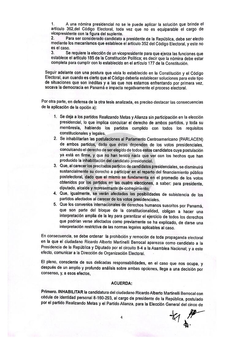 ¿Puede Mulino ser candidato presidencial? Este fue el análisis del Tribunal Electoral