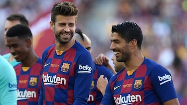 Luis Suárez rescata al Barcelona en un amistoso ante el Arsenal