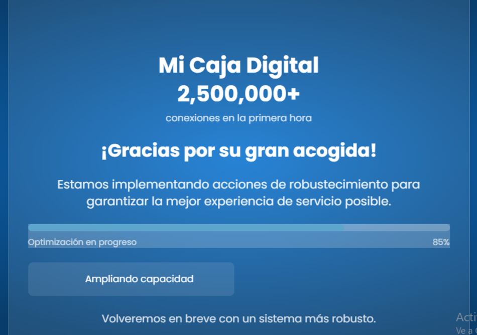‘Mi Caja Digital’ de la CSS colapsa por más de 2.5 millones de visitas