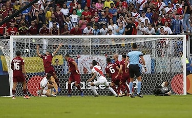 Empate 0-0 entre Venezuela y Perú en la Copa América