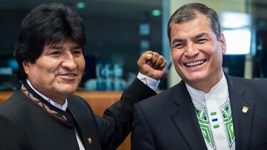 Rafael Correa pide derogar sanciones de Estados Unidos a Venezuela