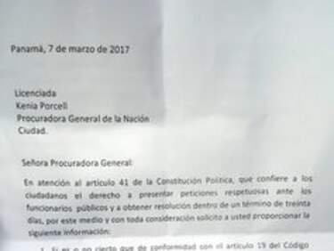 Ciudadanos contra la Impunidad piden información sobre investigaciones que involucren a Panamá
