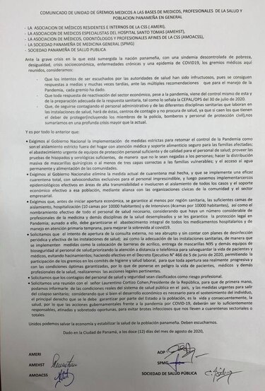 Antes de la reapertura económica, gremios médicos piden que se garanticen las camas para los pacientes