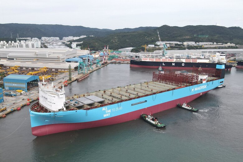 Naviera Maersk impulsa la descarbonización con nuevos buques propulsados con metanol