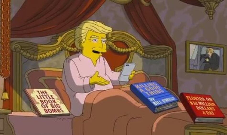 ‘Los Simpsons’ se burlan de Donald Trump en episodio sobre 100 días de gobierno