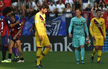 El Barça deja escapar la victoria en Osasuna