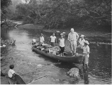 Río Indio en 1963, según el geólogo Robert Stewart