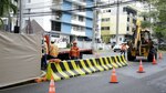 Habilitan paños para salir de la vía Argentina hacia la avenida Manuel Espinosa Batista