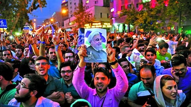 Los iraníes reeligieron a Rohaní